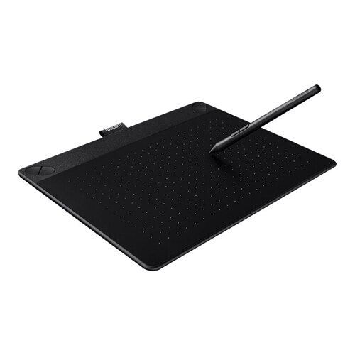 Wacom Intuos Art Medium Digitizer 8.5 x 5.3 in multi touch electromagnetic 4 buttons wired USB black CTH690AK