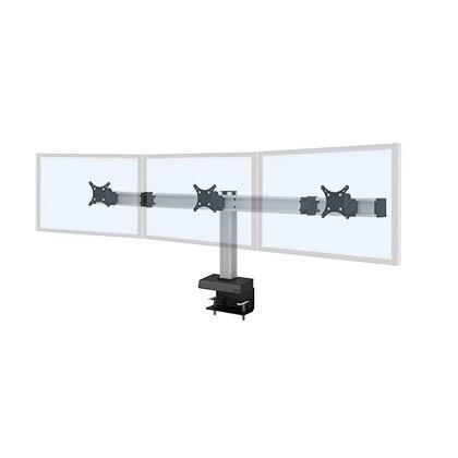 Innovative Office Products INC Innovative Desk mount for 3 LCD displays screen size up to 24 inch 62717 3 104