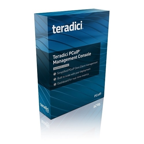 Teradici Corporation PCoIP Management Console Enterprise Edition Subscription license 3 years 100 devices Win