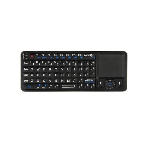 VisionTEK Candyboard Wireless 2.4GHZ RF Mini Qwerty Keyboard with Universal IR TV Remote Control 900507