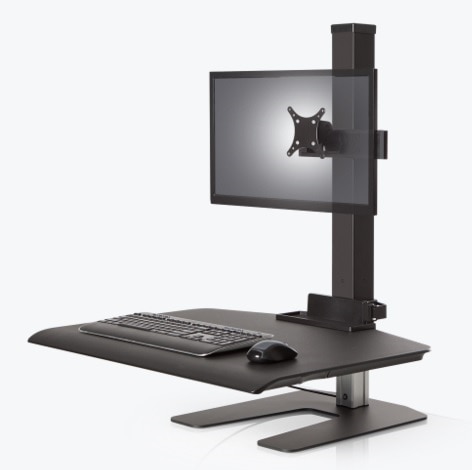 Innovative Office Products INC Innovative Winston Workstation Single Freestanding Sit Stand stand WNST 1 104