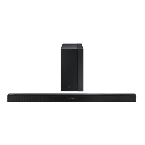 Samsung HW K450 Sound bar system for home theater 2.1 channel wireless 300 watt total black HW K450 ZA