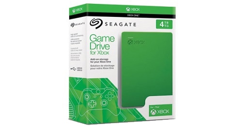Seagate Game Drive for Xbox portable 4TB USB 3.0 external hard drive STEA4000402