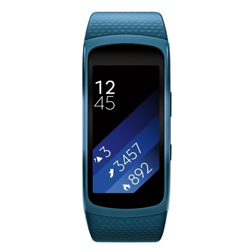 Samsung Gear Fit2 Activity tracker Small 1.5 inch 4 GB Wi Fi Bluetooth 0.99 oz blue