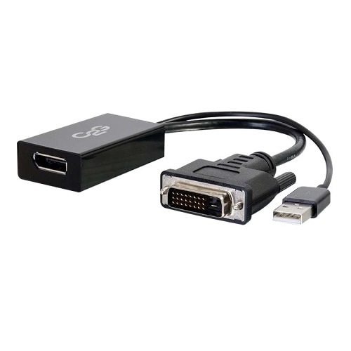 CablesToGo C2G DVI to DisplayPort Adapter Converter Video converter DVI black 41379