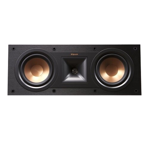 Klipsch Reference Series R 25C Center channel speaker for home theater 100 watt 2 way black