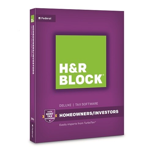 HR Block Download H R Block Tax Software Deluxe 2016 Windows