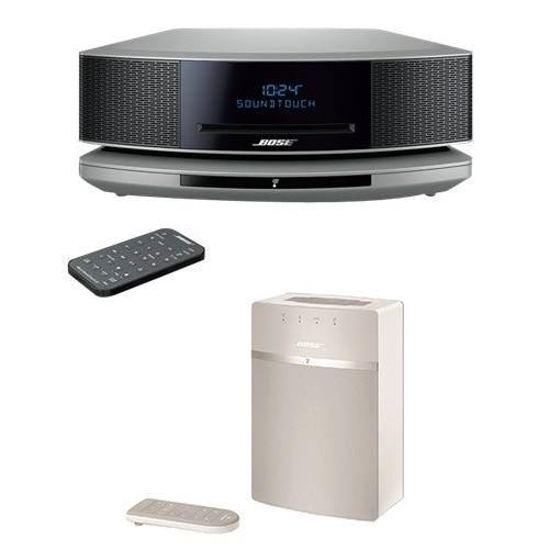 Bose Wave SoundTouch music system IV SoundTouch 10 audio system platinum silver KIT 738031 731396A