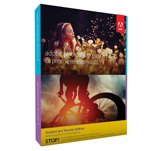 Adobe Systems Download Adobe Photoshop Premier Elements 15 Student and Teacher Edition