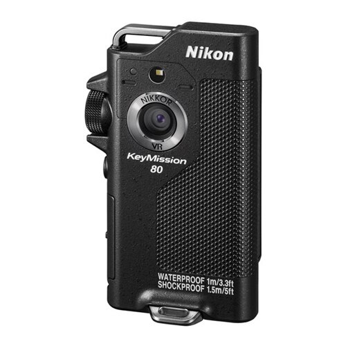 Nikon KeyMission 80 Action camera 1080p 30 fps 12.4 MP Wi Fi Bluetooth underwater up to 3.3 ft