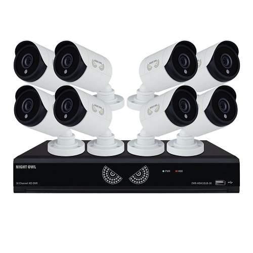 Night Owl LLC Night Owl 16 Channel 1080 Lite HD Analog Video Security System with 1 TB HDD and 8 x 1080p HD Wired Cameras