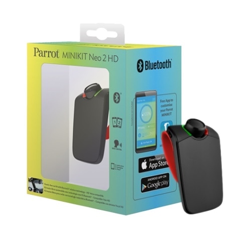 Parrot Minikit Neo2 HD Bluetooth hands free speakerphone red