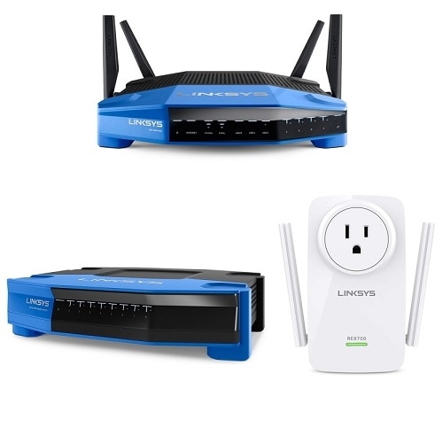 Linksys Connected Home Premium Pack Bundle 1 Each Of WRT1900ACS SE4008 RE6700 CONNECTED HOME PREMIUMPACKBDL