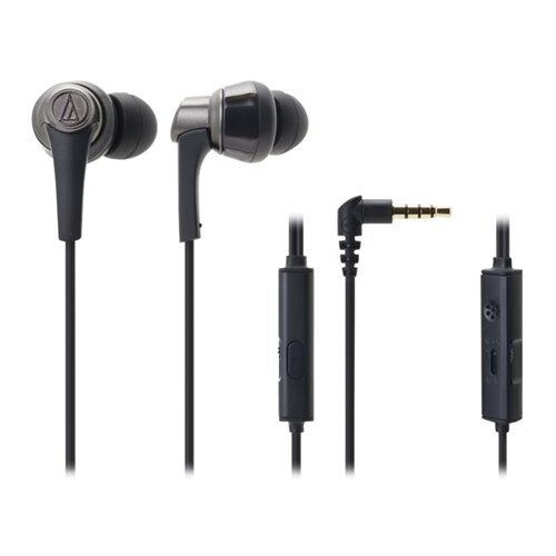Audio Technica Audio Technica ATH CKR5IS Earphones with mic in ear 3.5 mm jack black ATH CKR5ISBK