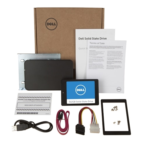 Dell 512GB internal Solid State Drive SSD Upgrade Kit for upgrading Desktops and Notebooks 2.5 Sata SNP7WDGHK3 512G