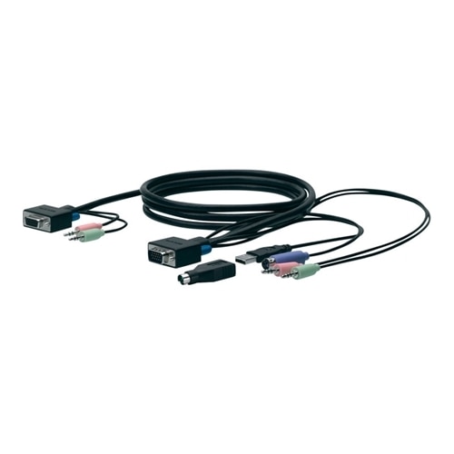 Linksys 10FT PS2 USB W Aud Kvm Cable Kit Soho F1D9102 10