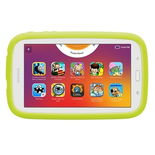 Samsung Galaxy Kids Tab E Lite 7 8GB Wi Fi Tablet with Bumper Case Cream White SM T113NDWACCC