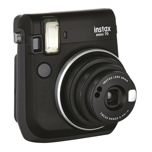 FujiFilm Instax Mini 70 Instant camera lens 60 mm midnight black