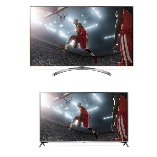 LG 65 Inch 4K Super Ultra HD Smart TV with HDR 65SJ8500 UHD TV with LG 49 Inch 4K Ultra HD Smart TV