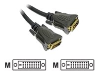 CablesToGo C2G SonicWave DVI Digital Video Cable Video cable DVI D M to DVI D M 23 ft triple shielded gray 40299