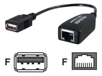 CablesToGo C2G 1 Port USB Superbooster Dongle Receiver USB extender up to 150 ft 29350