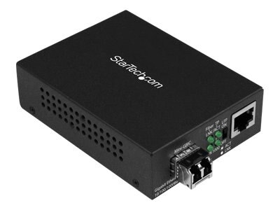 Startech.COM Gigabit Ethernet Fiber Media Converter 850nm MM LC 550m fiber media converter Ethernet Fast Eth... MCM1110MMLC