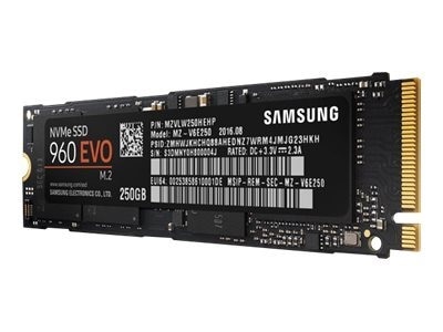 Samsung 960 EVO MZ V6E250BW solid state drive 250 GB PCI Express 3.0 x4 NVMe