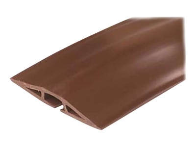 CablesToGo C2G 15ft Wiremold Corduct Overfloor Cord Protector Brown Cable protector 15 ft brown 16330