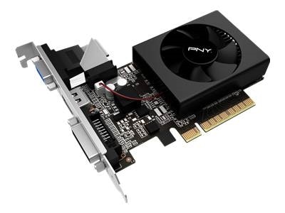 PNY Technologies PNY GeForce Verto GT 710 Graphics card GF GT 710 2 GB DDR3 PCIe 2.0 x8 low profile DVI D Sub Hdmi black VCGGT7102XPB