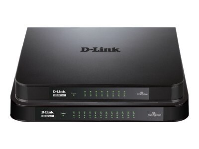 DLink Systems 24 port D Link GO SW 24G Switch unmanaged 24 x 10 100 1000 desktop GO SW 24GE