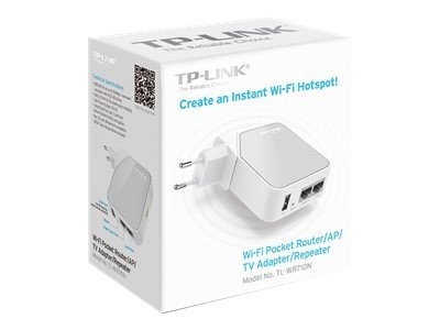 TP Link TL WR710N Wireless router 802.11b g n 2.4 GHz wall pluggable