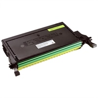Dell 2,000 Page Yellow Toner Cartridge for Dell 2145cn Laser Printer