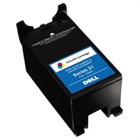 Dell Single Use Standard Yield Color Cartridge (Series 21) for Dell V515w Wireless All-In-One Printers