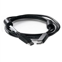 Kabel: Dell DisplayPort-kabel (DP-til-DP) på 2 meter
