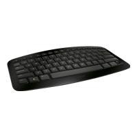 Microsoft Arc - Tastatur - 2.4 GHz - Nordisk - sort