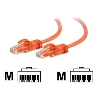 C2G Cat6 550MHz Snagless Patch Cable - Patchkabel - RJ-45 (han) - RJ-45 (han) - 2 m - CAT 6 - støbt, flertrådet, snagless, beskyttelseskappe for stik - orange