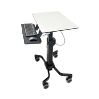 Ergotron TeachWell Mobile Digital Workspace - Vogn med hjul for notebook / tastatur/ mus - stål - grafitgrå