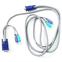 Dell - 2,1 m - Kabel für Tastatur, Monitor und Maus - Für 1x8-Port-Switchbox - Kit