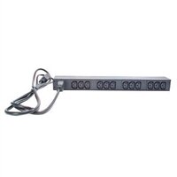 APC Basic Rack-Mount PDU - Steckdosenleiste ( Rack - einbaufähig ) - Wechselstrom 208/230 V - 12 Ausgangsstecker - 1U - 48.3 cm ( 19" ) - für P/N: SU2200RMI3U.1, SUA2200RMXLI3U, SUA3000I, SUA3000R2IX322, SUA3000RMI, SURT3000XLI/S