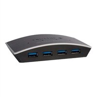 4 port USB 3.0 SuperSpeed Hub - Hub - 4 x SuperSpeed USB 3.0 - Desktop