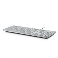 Deutsch (QWERTZ) Dell KB212-PL QuietKey USB , Zweifarbig