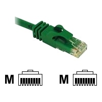 C2G Cat6 550MHz Snagless Patch Cable - Patch-Kabel - RJ-45 (M) - RJ-45 (M) - 10 m - CAT 6 - gepresst, verseilt, glatt, mit Knickschutz - grün