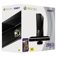 Xbox 360 250GB Matte Black Kinect Console Bundle