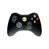 Microsoft Xbox 360 Wireless Controller for Windows Game pad  wireless 2.4 GHz - Black