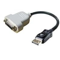 Dell Display Port-to-DVI Adapter for Dell Latitude E6420 XFR Laptop / Precision M4600/M6600 Mobile WorkStations / Precision Workstation R5500