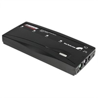 4 Port Black PS/2 KVM Switch Kit with Cables