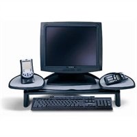 Flat Panel Monitor Stand - Black with SmartFit System