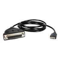6 ft USB to DB25 Parallel Printer Adapter Cable - M/F