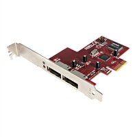 2 Port PCI Express eSATA Controller Adapter Card
