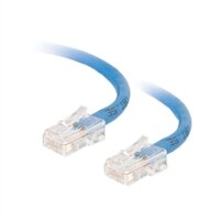 C2G RJ-45 CAT5e Crossover Blue Patch Cable - 25 ft